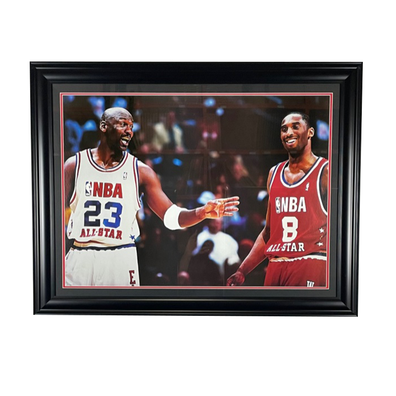 Jordan,M & Bryant,K Framed All-Star Print