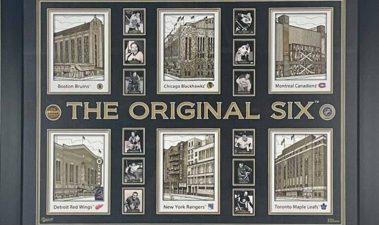 Original 6 Buildings & Player Collage – Funding Innovation