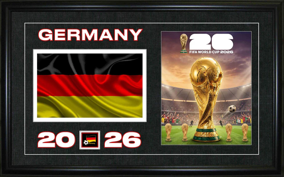 Team Germany 2026 World Cup Flag & Trophy - 15 x 24